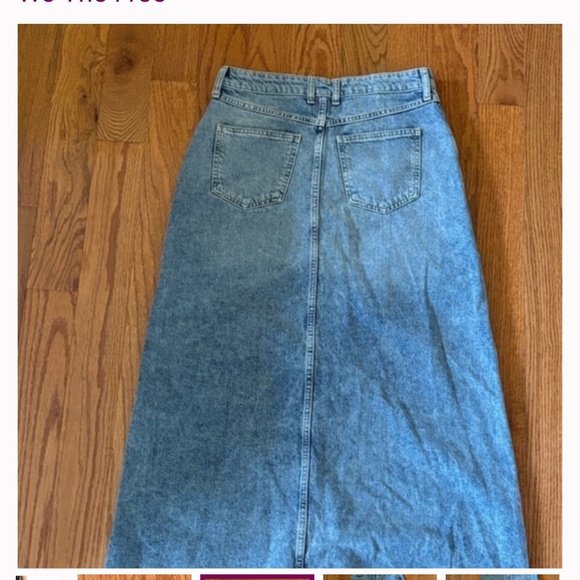 NWOT $35 FIRM  Free people we the free come as you are skirt new only tried on - Picture 3 of 10